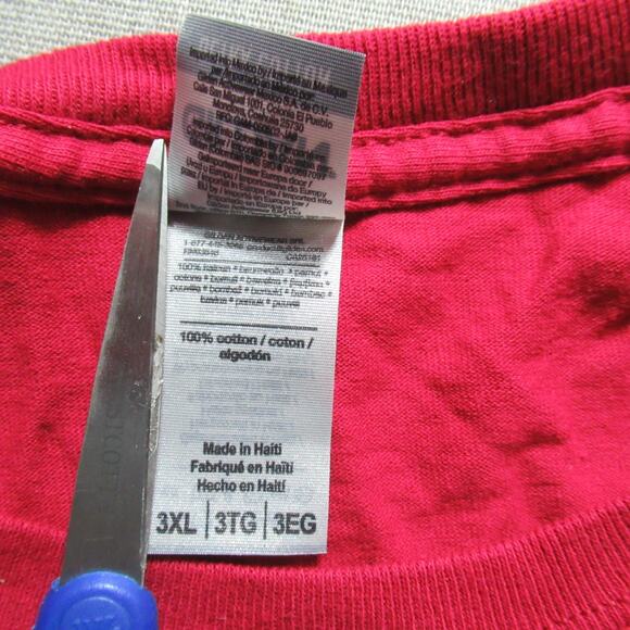 Potbelly T Shirt Mens Size 3XL Red Uniform Work Short Sleeve Tee - Picture 8 of 9